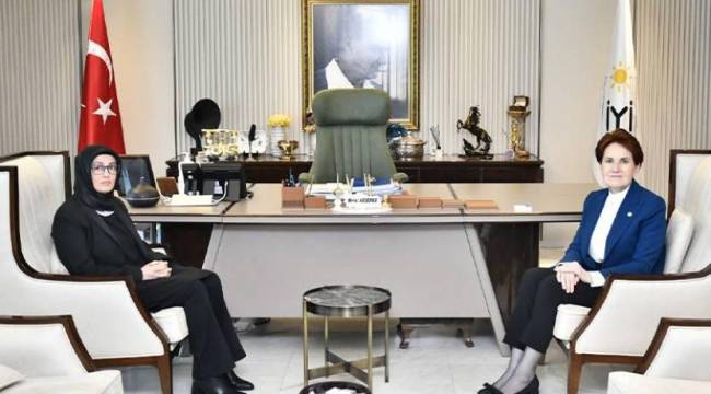 Meral Akşener, Sinan Ateş'in eşi Ayşe Ateş'le görüştü