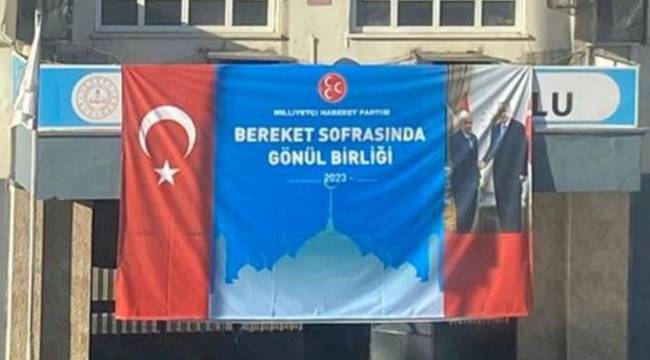 MHP&#039;den ilkokulda propaganda