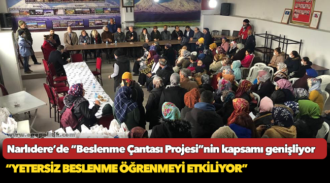 Narlıdere’de “Beslenme Çantası Projesi”nin kapsamı genişliyor
