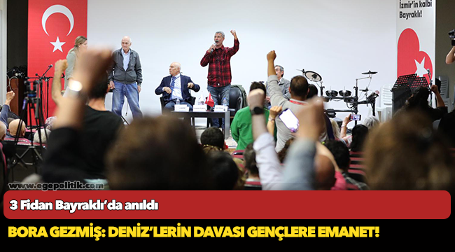 3 Fidan Bayraklı’da anıldı