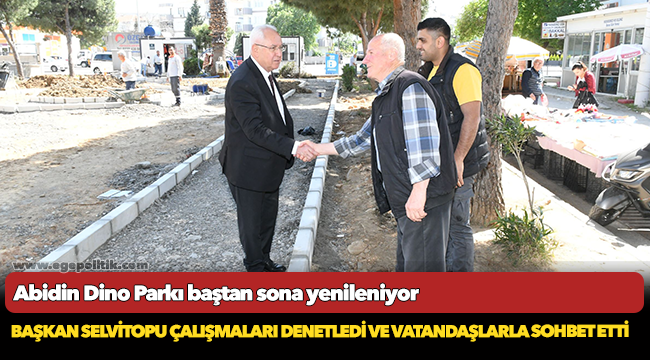 Abidin Dino Parkı baştan sona yenileniyor