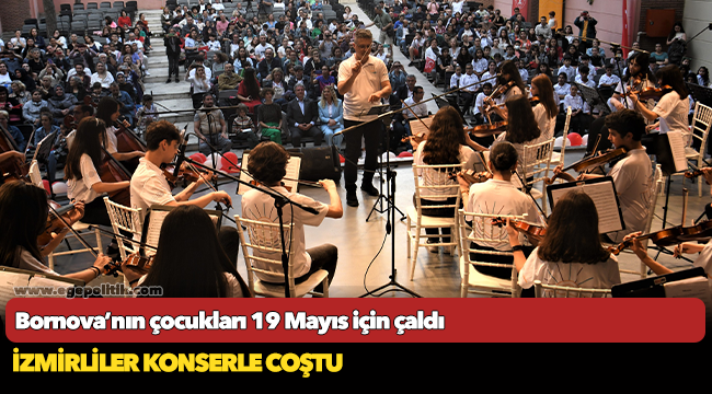 Bornova’nın çocukları 19 Mayıs için çaldı