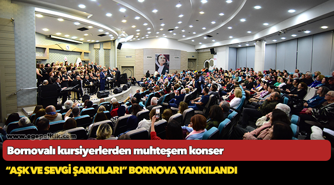 Bornovalı kursiyerlerden muhteşem konser