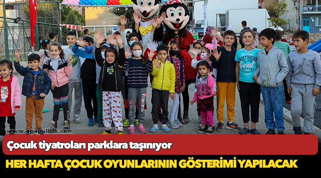Çocuk tiyatroları parklara taşınıyor
