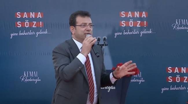 İmamoğlu'ndan Erdoğan'a yanıt: 'Bunların utanmaları kalmamış'