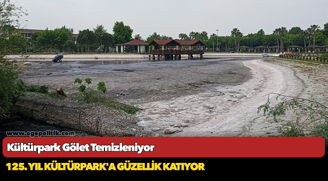 Kültürpark Gölet Temizleniyor