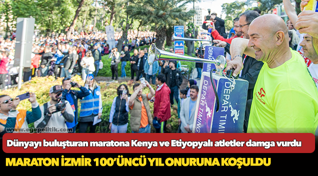 Maraton İzmir 100’üncü yıl onuruna koşuldu