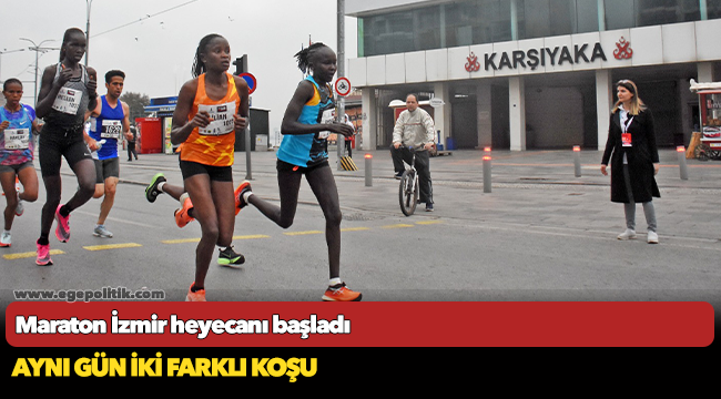 Maraton İzmir heyecanı başladı
