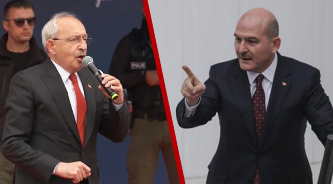Soylu mitinglerde çelik yelek giyen Kılıçdaroğlu'nu hedef aldı: 'Yazıklar olsun'