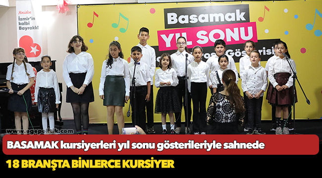 BASAMAK kursiyerleri yıl sonu gösterileriyle sahnede