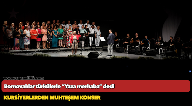 Bornovalılar türkülerle “Yaza merhaba” dedi