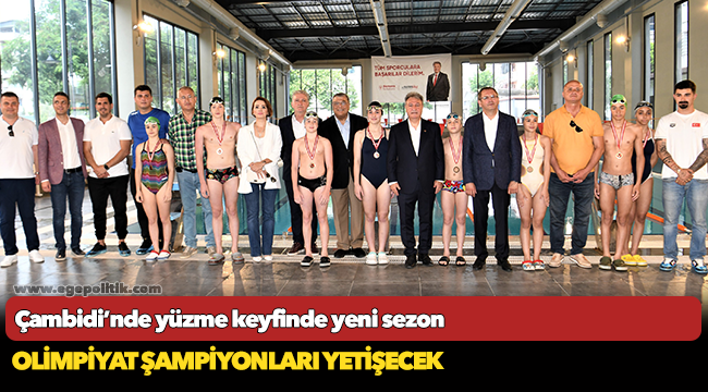 Çambidi’nde yüzme keyfinde yeni sezon