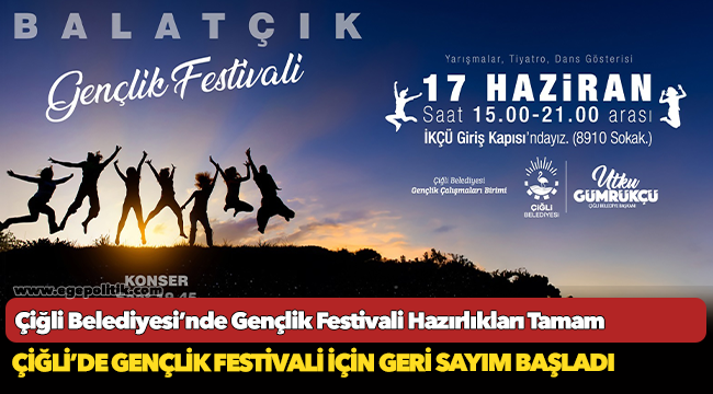 Çiğli Belediyesi’nde Gençlik Festivali Hazırlıkları Tamam