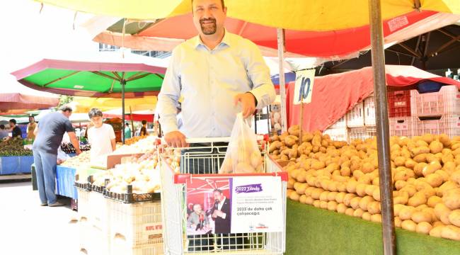 Çiğli’deki Pazarlarda Alışveriş Arabası Uygulaması Başladı