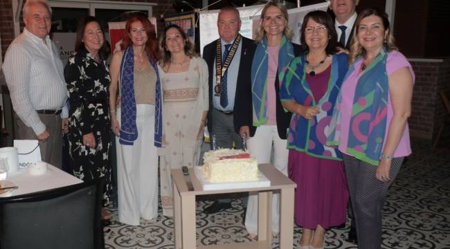 Dokuz Eylül Rotary Kulübü’nde Tiyanşan dönemi tamamlandı