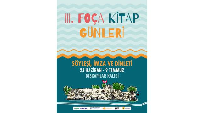Foça Kitap Günleri 23 Haziran Cuma günü başlıyor