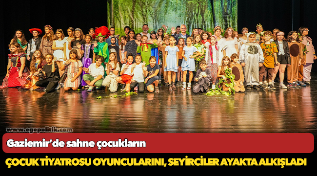 Gaziemir’de sahne çocukların