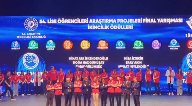 İzmir İl Milli Eğitim Müdürlüğünün Tübitak Araştırma Projeleri Yarışmasında Büyük Başarısı