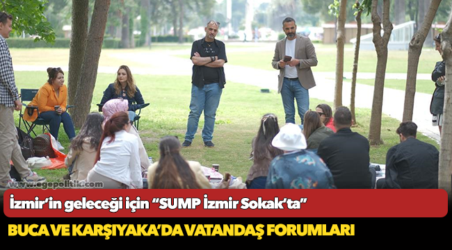 İzmir’in geleceği için “SUMP İzmir Sokak’ta”