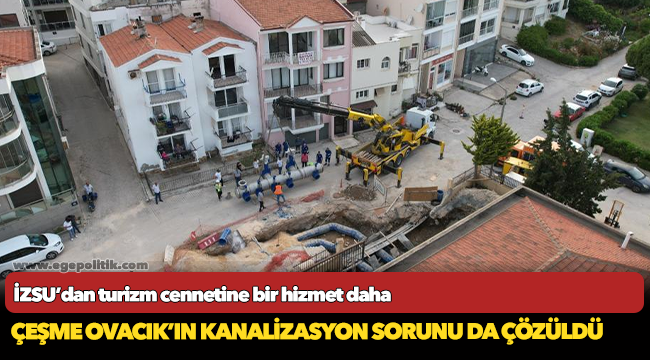 İZSU’dan turizm cennetine bir hizmet daha