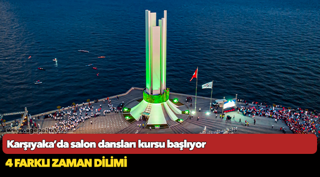 Karşıyaka’da salon dansları kursu başlıyor
