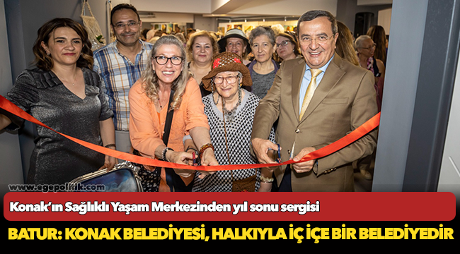 Konak’ın Sağlıklı Yaşam Merkezinden yıl sonu sergisi