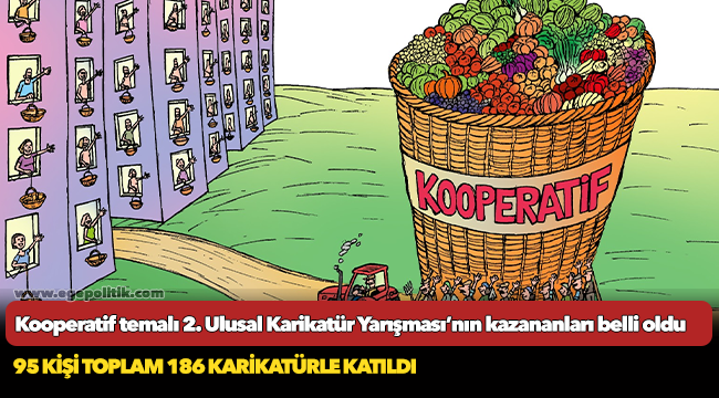 Kooperatif temalı 2. Ulusal Karikatür Yarışması’nın kazananları belli oldu