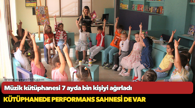 Müzik kütüphanesi 7 ayda bin kişiyi ağırladı