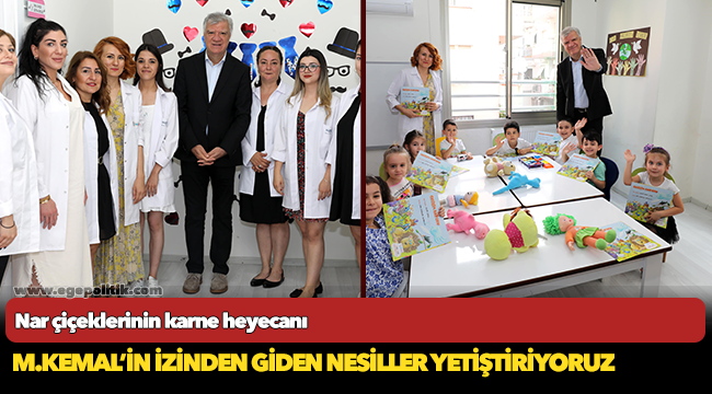 Nar çiçeklerinin karne heyecanı