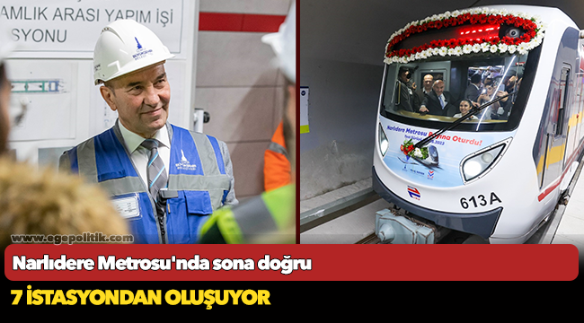 Narlıdere Metrosu'nda sona doğru