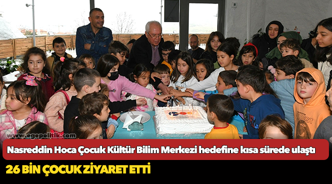 Nasreddin Hoca Çocuk Kültür Bilim Merkezi hedefine kısa sürede ulaştı