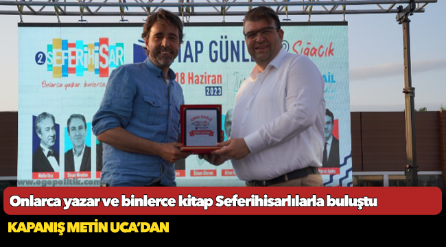 Onlarca yazar ve binlerce kitap Seferihisarlılarla buluştu