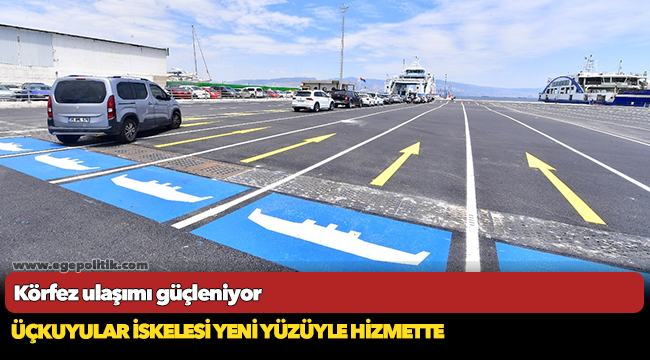 Üçkuyular İskelesi yeni yüzüyle hizmette