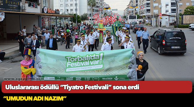 Uluslararası ödüllü “Tiyatro Festivali” sona erdi