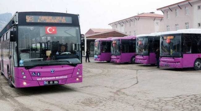 Van'da toplu ulaşıma zam