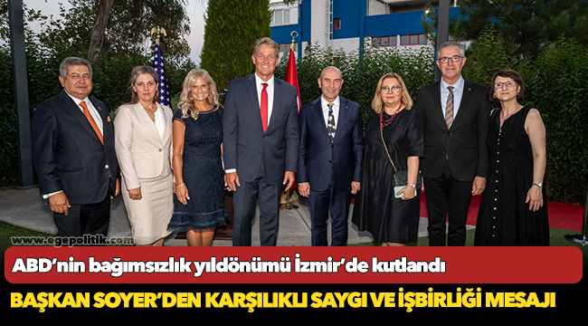 ABD’nin bağımsızlık yıldönümü İzmir’de kutlandı