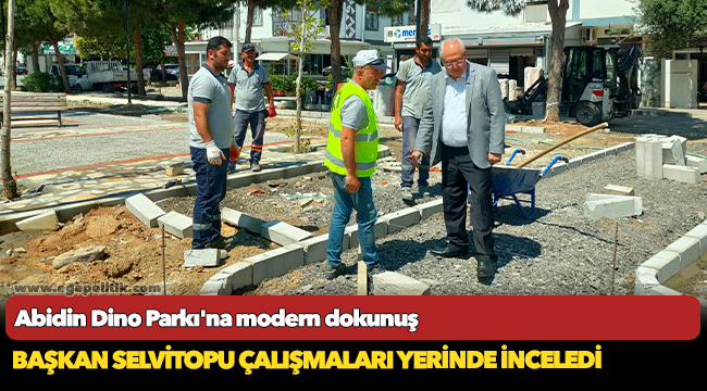 Abidin Dino Parkı'na modern dokunuş