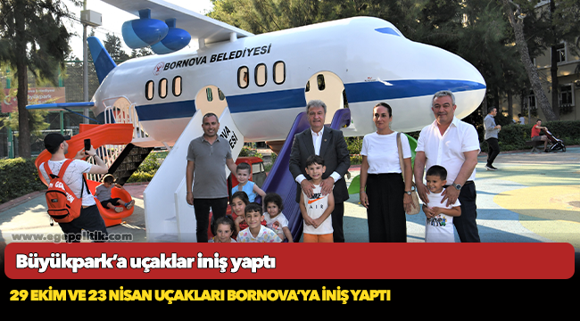 Büyükpark’a uçaklar iniş yaptı