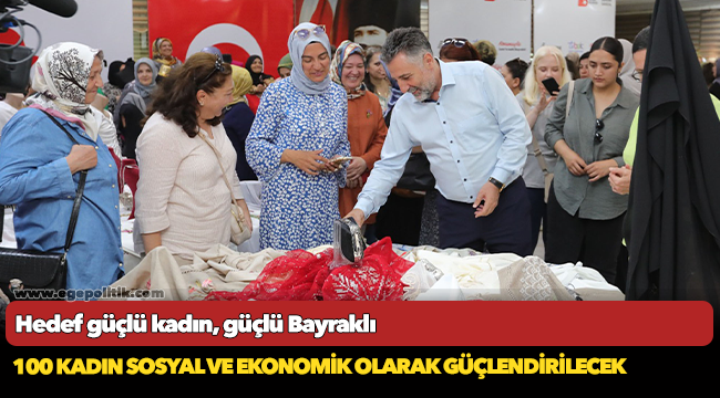 Hedef güçlü kadın, güçlü Bayraklı