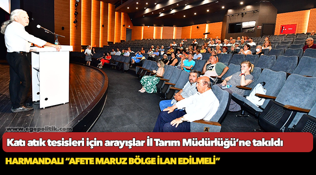 Katı atık tesisleri için arayışlar İl Tarım Müdürlüğü’ne takıldı