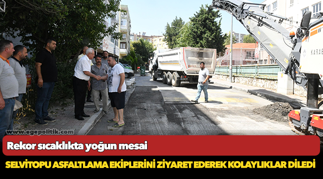 Rekor sıcaklıkta yoğun mesai