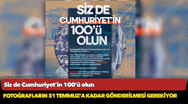 Siz de Cumhuriyet’in 100’ü olun