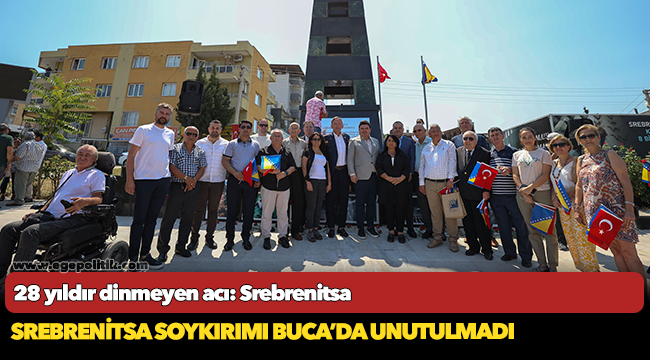 Srebrenitsa soykırımı Buca’da unutulmadı