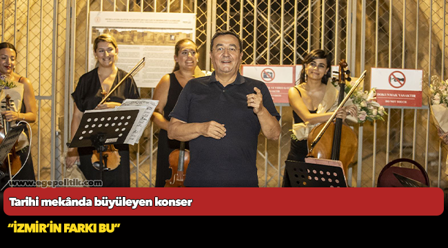 Tarihi mekânda büyüleyen konser