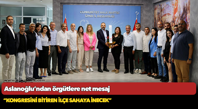 Aslanoğlu’ndan örgütlere net mesaj”