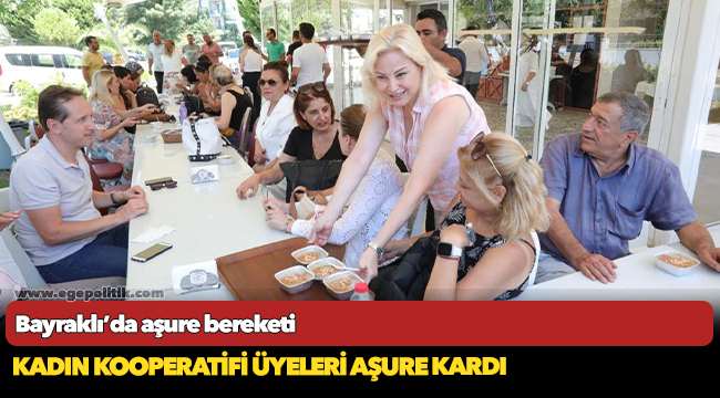 Bayraklı’da aşure bereketi