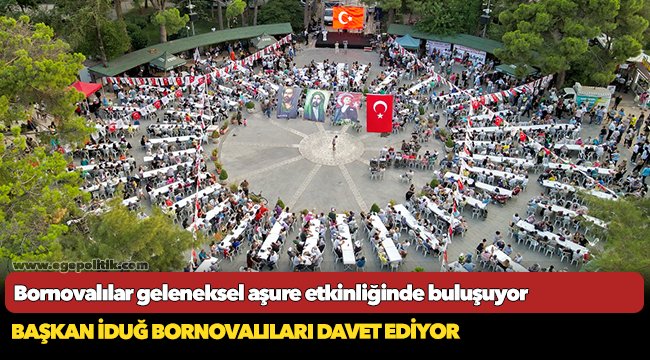 Bornovalılar geleneksel aşure etkinliğinde buluşuyor