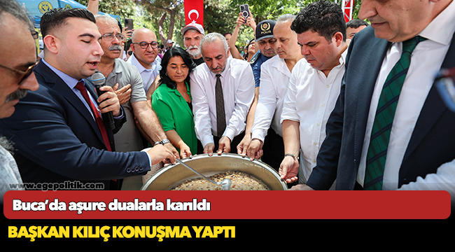 Buca’da aşure dualarla karıldı