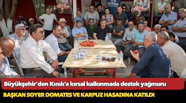 Büyükşehir’den Kınık’a kırsal kalkınmada destek yağmuru