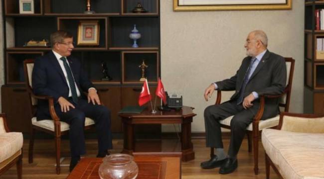 Karamollaoğlu&#039;ndan Davutoğlu&#039;na ziyaret